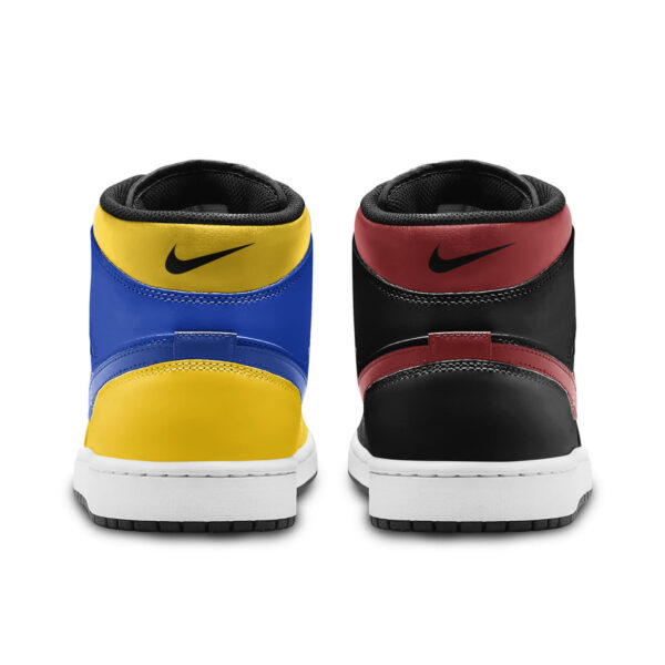 Tubopro Deadpool & Wolverine AJ1 High Sneakers Shoes For Men And Women - Image 4