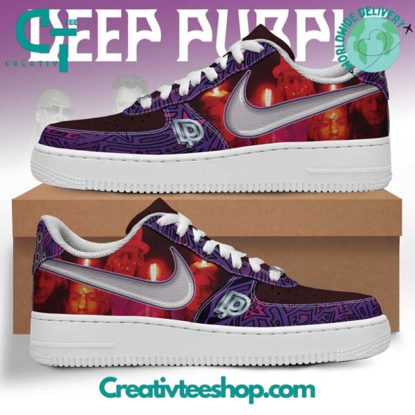 Tubopro Deep Purple Air Low-Top Sneakers Shoes For Men And Women