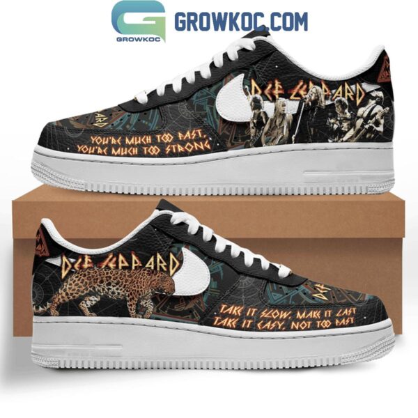 Tubopro Def Leppard Air Low-Top Sneakers Shoes For Men And Women - Image 2