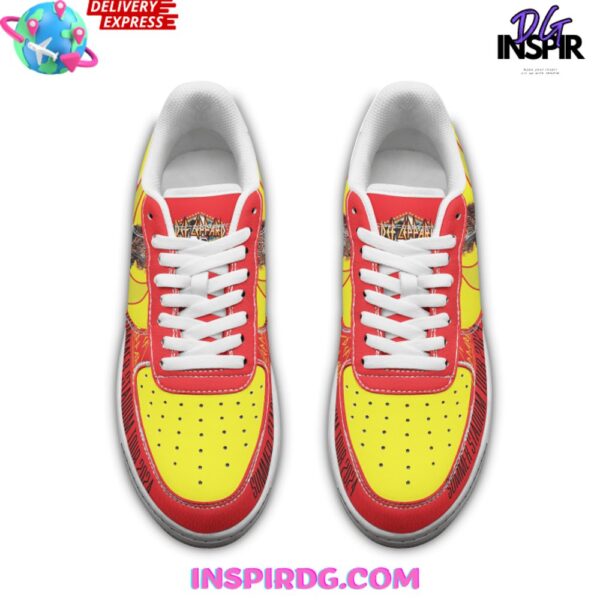 Tubopro Def Leppard Air Low-Top Sneakers Shoes For Men And Women - Image 4
