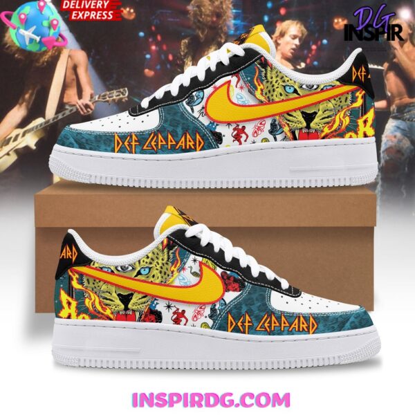 Tubopro Def Leppard Air Low-Top Sneakers Shoes For Men And Women