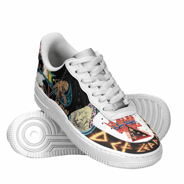 Tubopro Def Leppard Air Low-Top Sneakers Shoes For Men And Women - Image 6