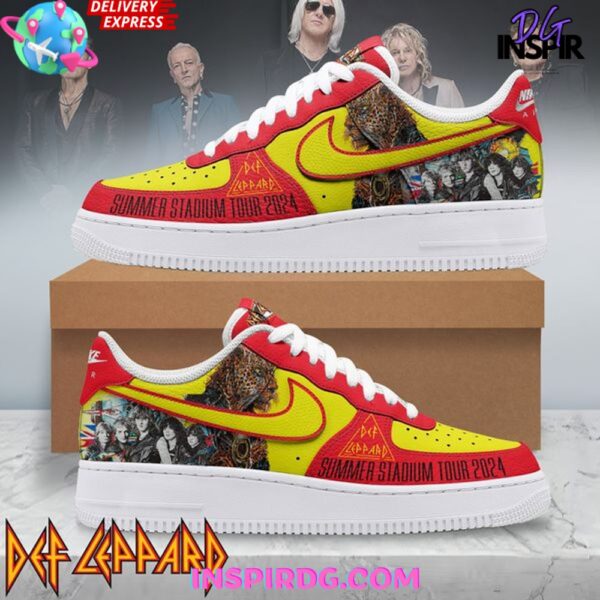 Tubopro Def Leppard Air Low-Top Sneakers Shoes For Men And Women