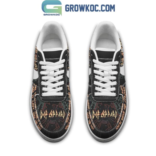 Tubopro Def Leppard Air Low-Top Sneakers Shoes For Men And Women - Image 4
