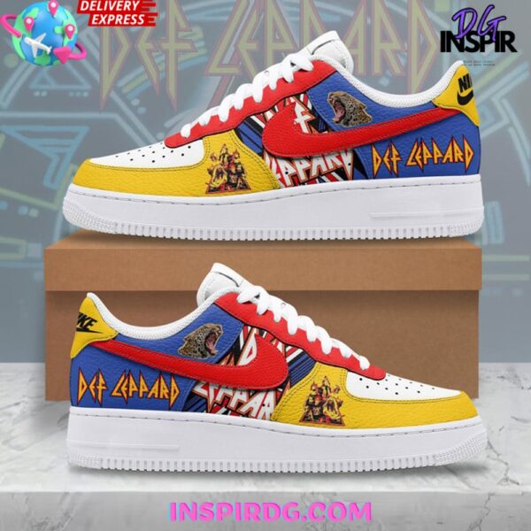 Tubopro Def Leppard Air Low-Top Sneakers Shoes For Men And Women