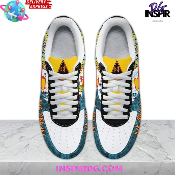 Tubopro Def Leppard Air Low-Top Sneakers Shoes For Men And Women - Image 3