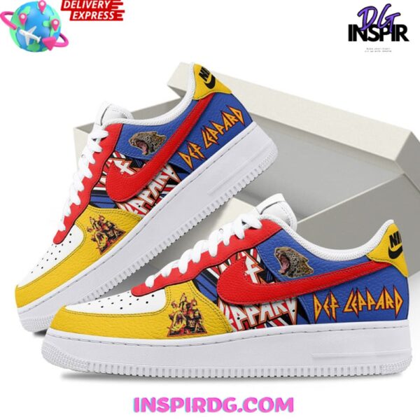 Tubopro Def Leppard Air Low-Top Sneakers Shoes For Men And Women - Image 2
