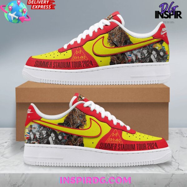Tubopro Def Leppard Air Low-Top Sneakers Shoes For Men And Women - Image 2