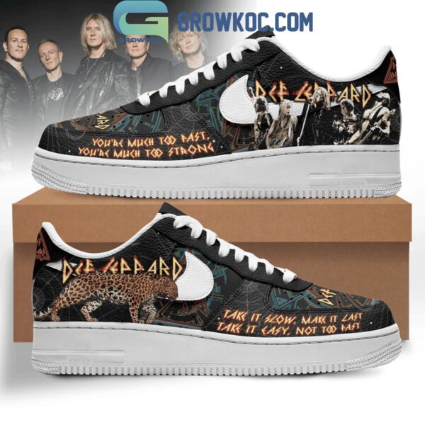 Tubopro Def Leppard Air Low-Top Sneakers Shoes For Men And Women