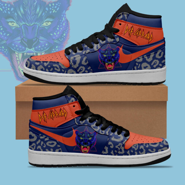 Tubopro Def Leppard AJ1 High Sneakers Shoes For Men And Women