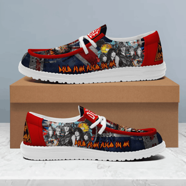 Tubopro Def Leppard Personalized Hey Dude Shoes For Men And Women - Image 6