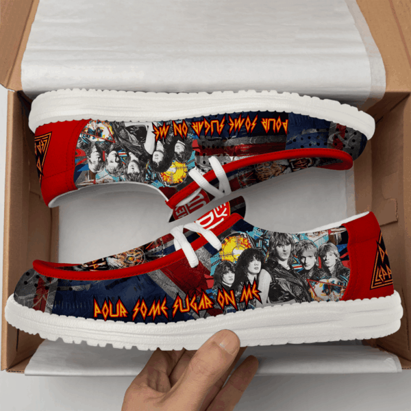 Tubopro Def Leppard Personalized Hey Dude Shoes For Men And Women - Image 2