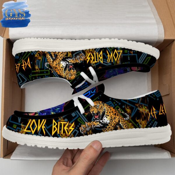 Tubopro Def Leppard Love Bites Personalized Hey Dude Shoes For Men And Women - Image 2
