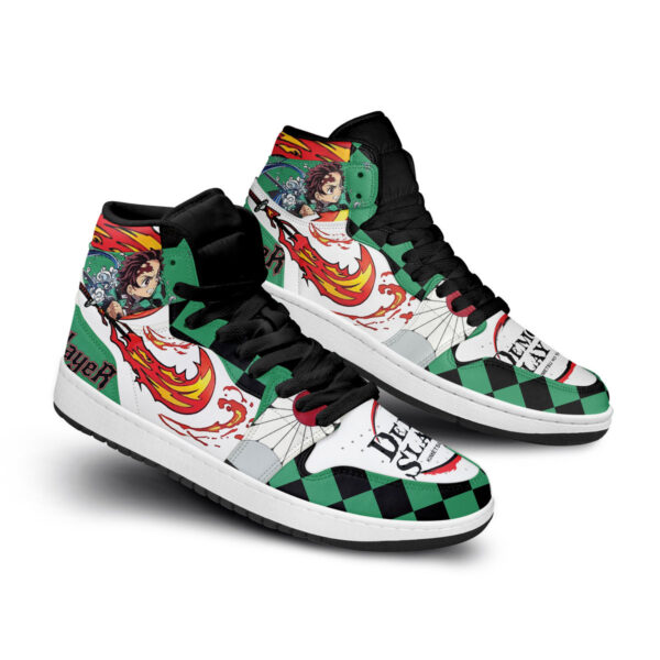 Tubopro Demon Slayer AJ1 High Sneakers Shoes For Men And Women
