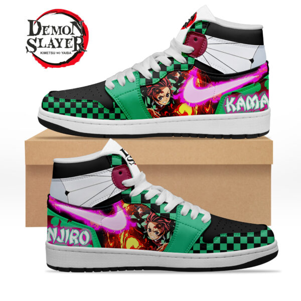 Tubopro Demon Slayer Kimetsu no Yaiba AJ1 High Sneakers Shoes For Men And Women