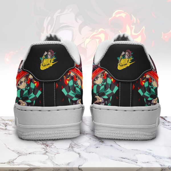 Tubopro Demon Slayer x Kamado Tanjiro Air Low-Top Sneakers Shoes For Men And Women - Image 3