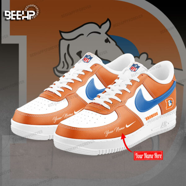 Tubopro Denver Broncos Air Low-Top Sneakers Shoes For Men And Women - Image 2