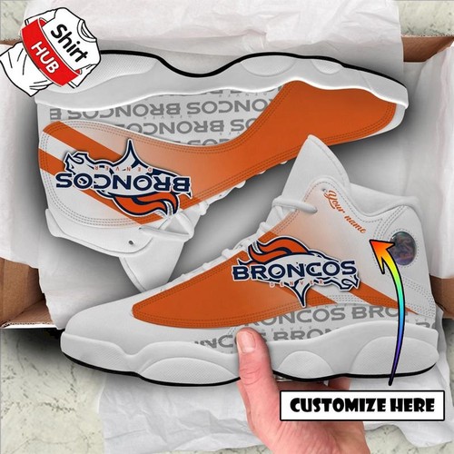 Tubopro Denver Broncos AJ13 Sneakers Shoes For Men And Women