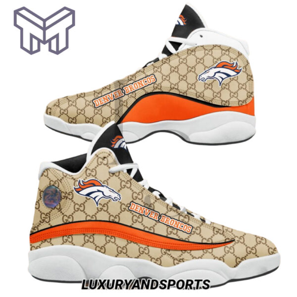 Tubopro Denver Broncos AJ13 Sneakers Shoes For Men And Women