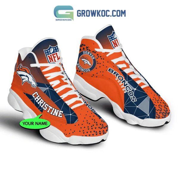 Tubopro Denver Broncos AJ13 Sneakers Shoes For Men And Women - Image 2