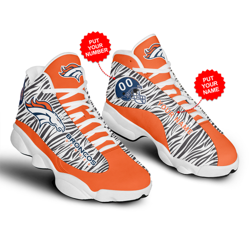 Tubopro Denver Broncos AJ13 Sneakers Shoes For Men And Women