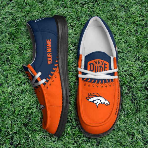 Tubopro Denver Broncos Hey Dude Shoes For Men And Women - Image 2