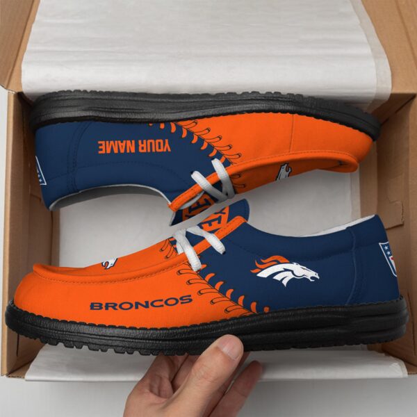 Tubopro Denver Broncos Hey Dude Shoes For Men And Women - Image 4