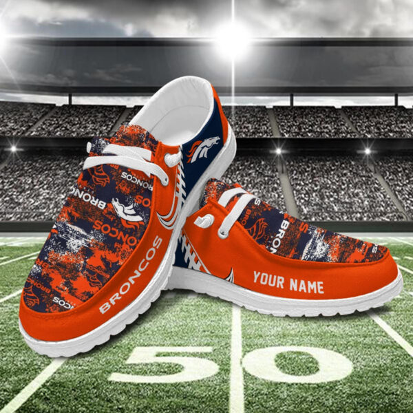 Tubopro Denver Broncos Hey Dude Shoes For Men And Women