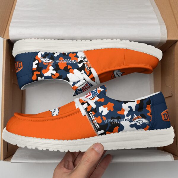 Tubopro Denver Broncos Hey Dude Shoes For Men And Women - Image 3