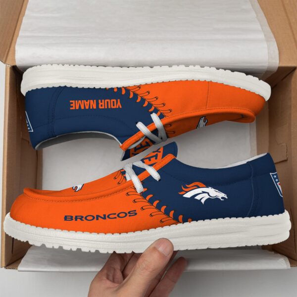 Tubopro Denver Broncos Hey Dude Shoes For Men And Women - Image 3