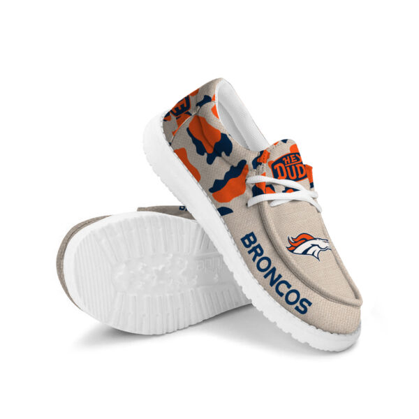 Tubopro Denver Broncos Hey Dude Shoes For Men And Women - Image 3