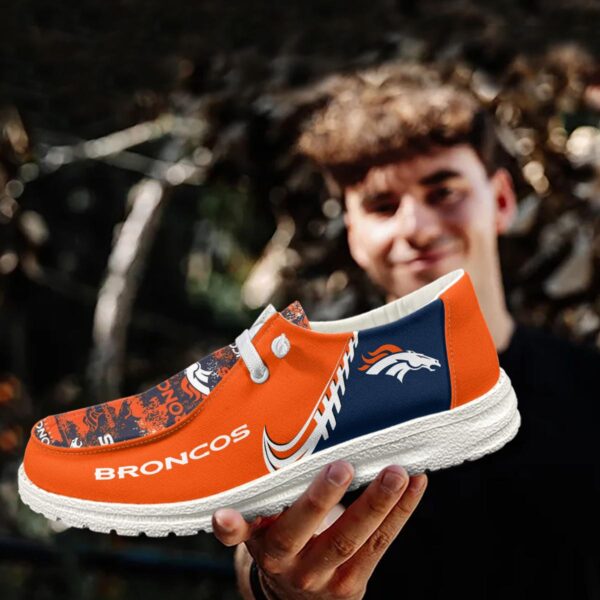 Tubopro Denver Broncos Hey Dude Shoes For Men And Women - Image 3
