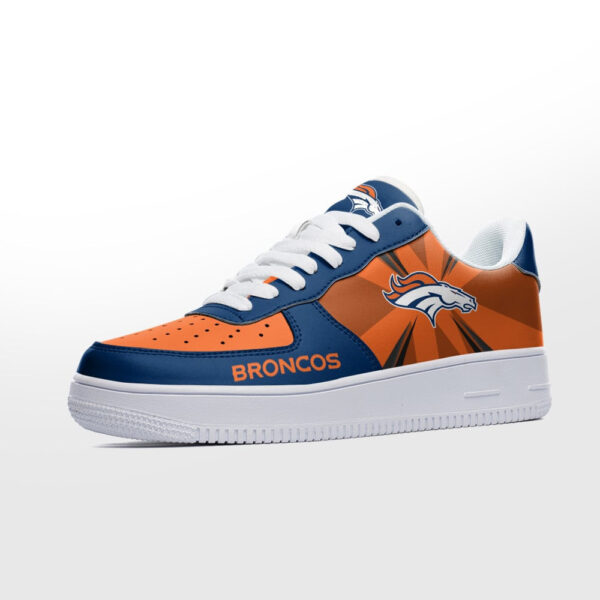 Tubopro Denver Broncos NFL Air Low-Top Sneakers Shoes For Men And Women - Image 2