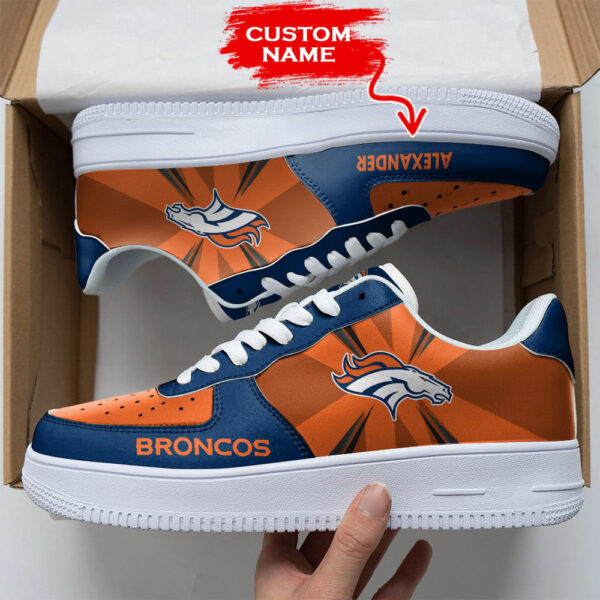 Tubopro Denver Broncos NFL Air Low-Top Sneakers Shoes For Men And Women