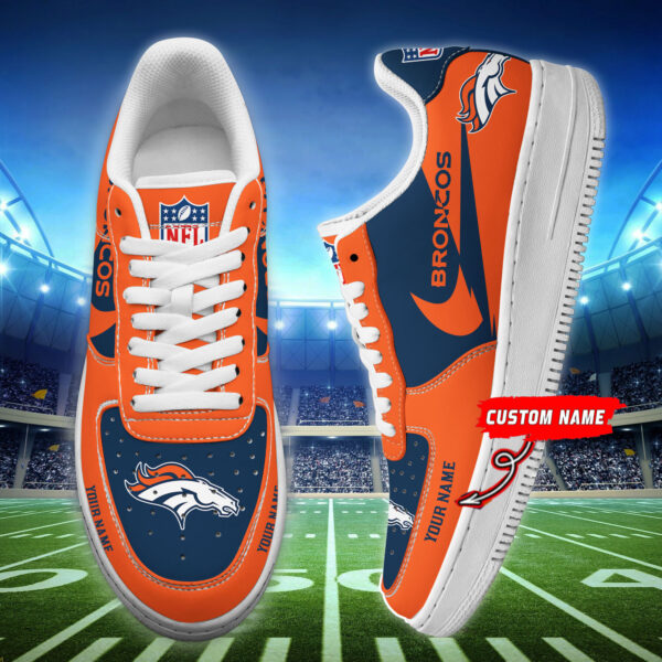 Tubopro Denver Broncos NFL Air Low-Top Sneakers Shoes For Men And Women