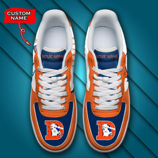 Tubopro Denver Broncos NFL Air Low-Top Sneakers Shoes For Men And Women - Image 4