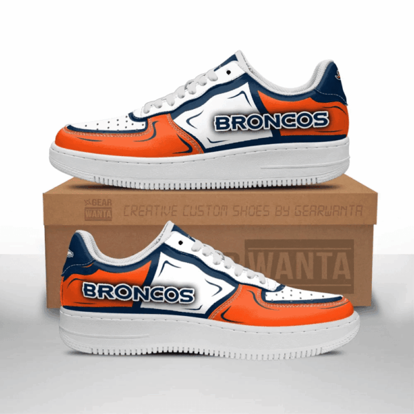 Tubopro Denver Broncos NFL Air Low-Top Sneakers Shoes For Men And Women
