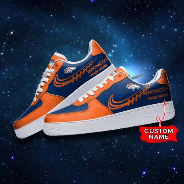 Tubopro Denver Broncos NFL Air Low-Top Sneakers Shoes For Men And Women - Image 3