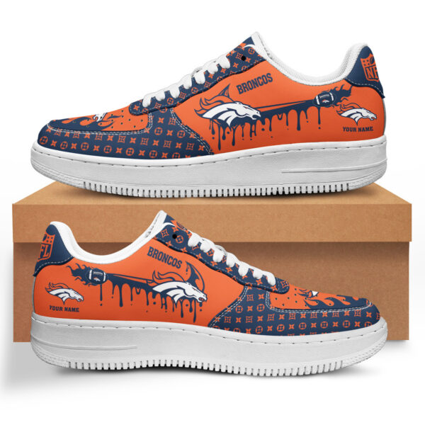 Tubopro Denver Broncos NFL Air Low-Top Sneakers Shoes For Men And Women