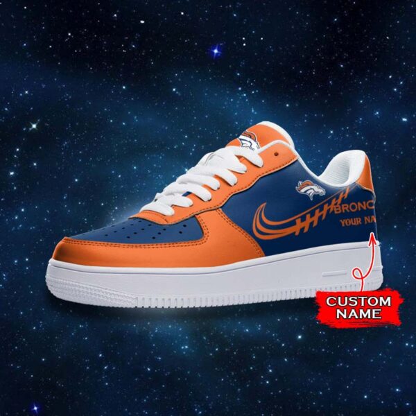 Tubopro Denver Broncos NFL Air Low-Top Sneakers Shoes For Men And Women - Image 2