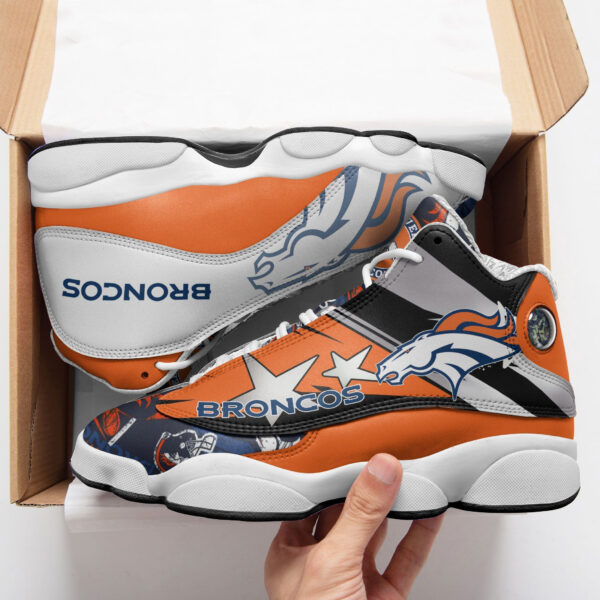 Tubopro Denver Broncos NFL AJ13 Sneakers Shoes For Men And Women