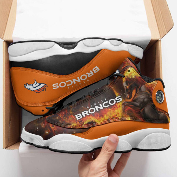 Tubopro Denver Broncos NFL AJ13 Sneakers Shoes For Men And Women