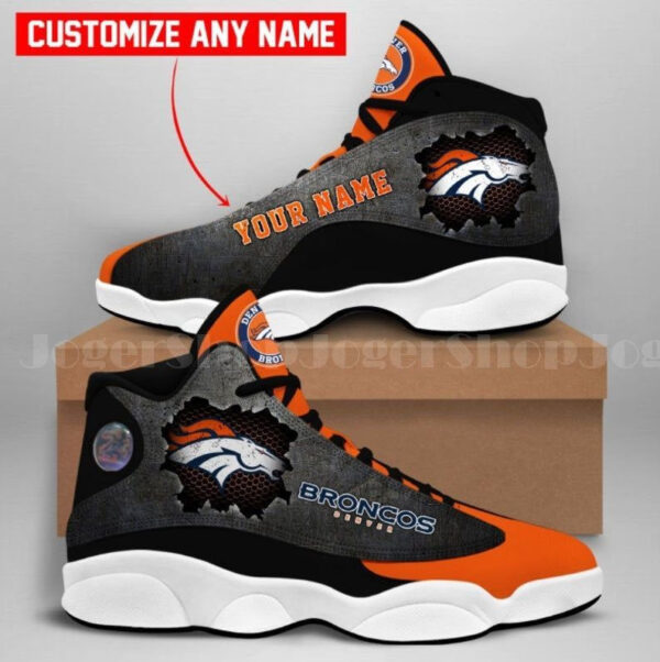 Tubopro Denver Broncos NFL AJ13 Sneakers Shoes For Men And Women