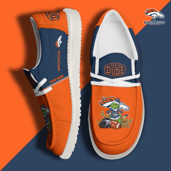 Tubopro Denver Broncos Personalized Hey Dude Shoes For Men And Women - Image 2