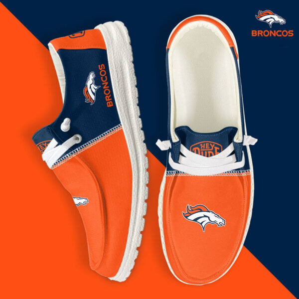 Tubopro Denver Broncos Personalized Hey Dude Shoes For Men And Women