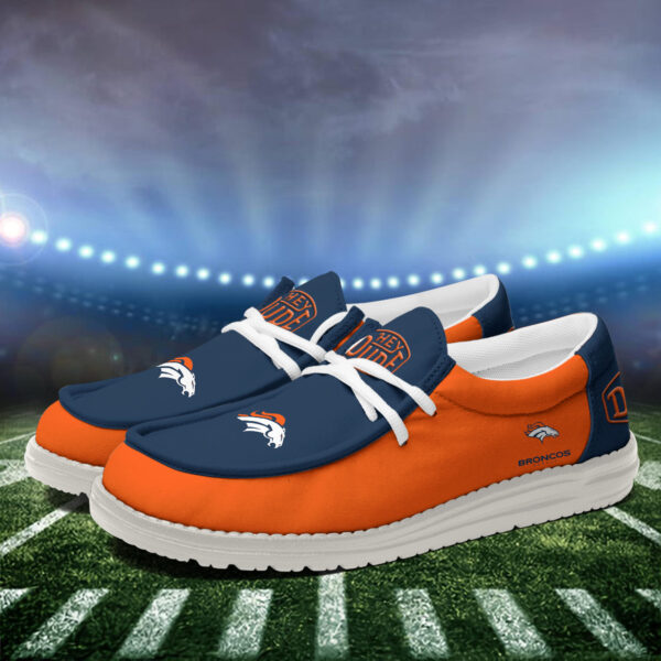 Tubopro Denver Broncos Personalized Hey Dude Shoes For Men And Women - Image 3