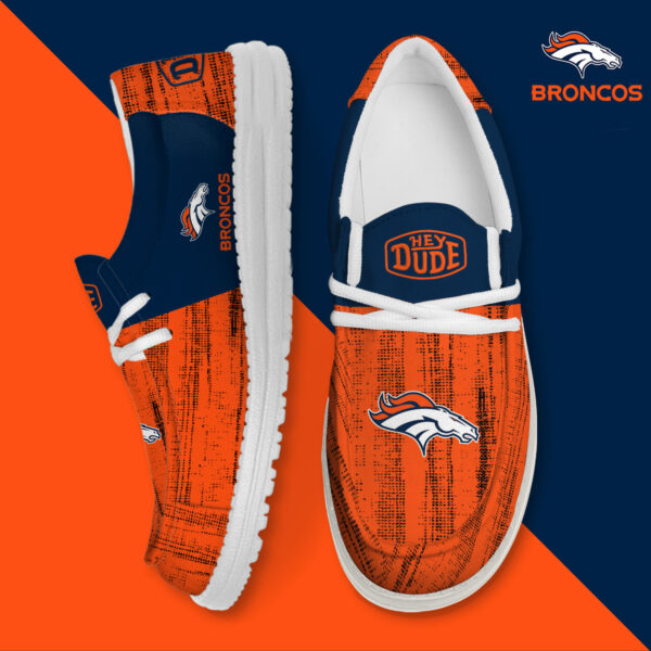 Tubopro Denver Broncos Personalized Hey Dude Shoes For Men And Women