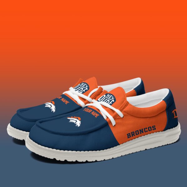 Tubopro Denver Broncos Personalized Hey Dude Shoes For Men And Women - Image 3