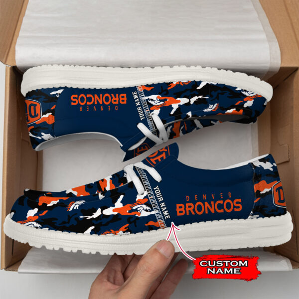Tubopro Denver Broncos Personalized Hey Dude Shoes For Men And Women - Image 2