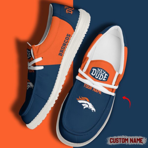 Tubopro Denver Broncos Personalized Hey Dude Shoes For Men And Women